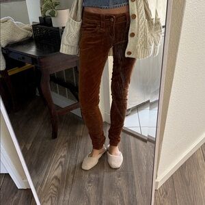 Rock, revival Brown Corduroy Pants skinny Jen size 25